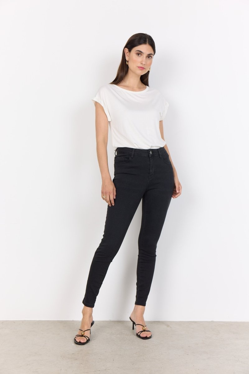 SC - KIMBERLY PATRIZIA 10 - B DARK GREY JEANS - RUTHERFORD & Co