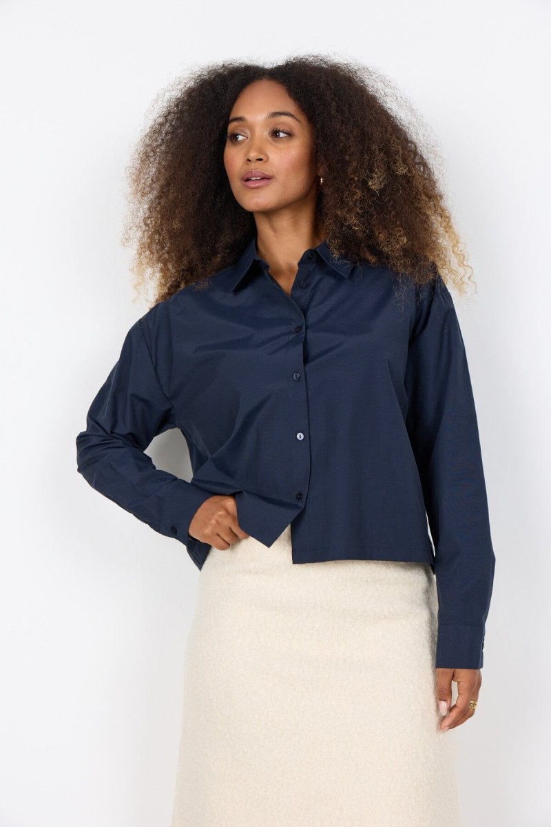 SC - NETTI 115 Shirt Navy - RUTHERFORD & Co