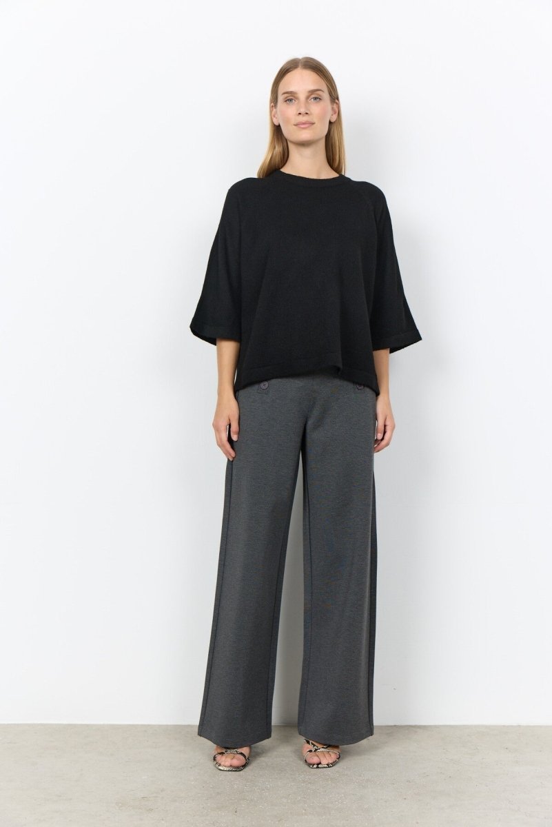 SC-ORLEAN 1 Pullover Black - RUTHERFORD & Co