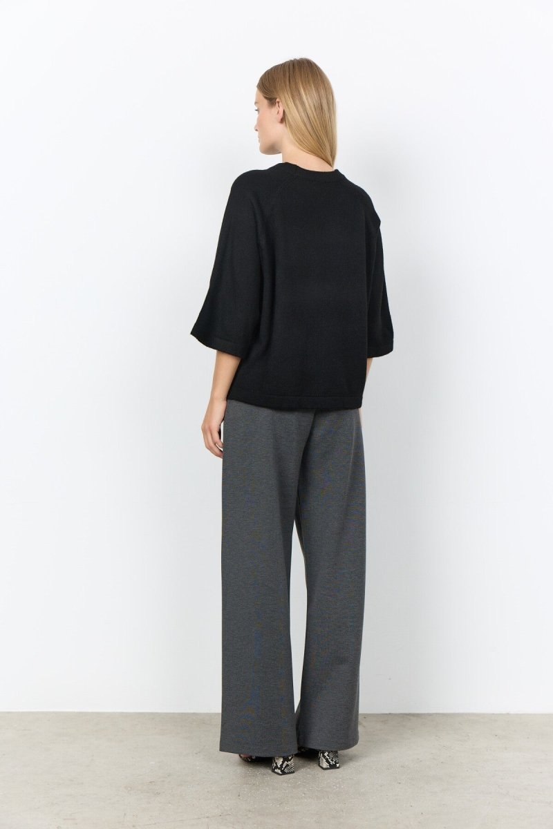 SC-ORLEAN 1 Pullover Black - RUTHERFORD & Co