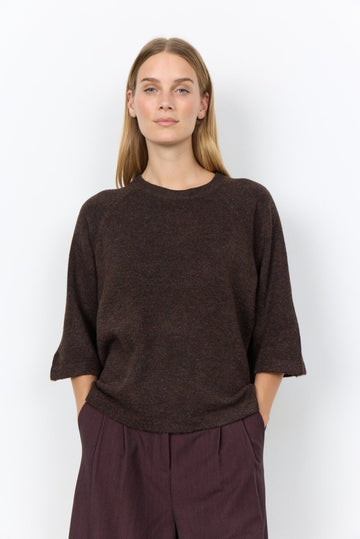 SC-ORLEAN 1 Pullover Dark plum - RUTHERFORD & Co