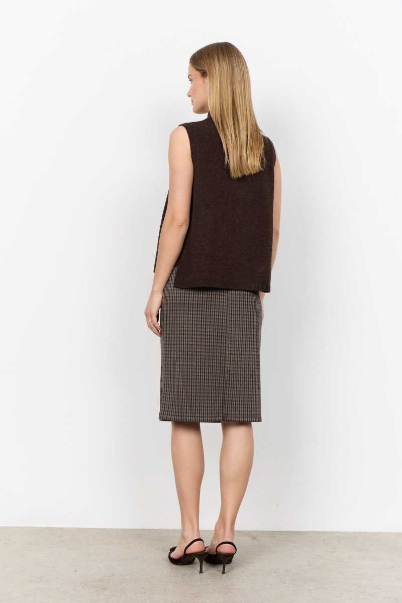 SC-ORLEAN 16 Waistcoat Dark plum - RUTHERFORD & Co