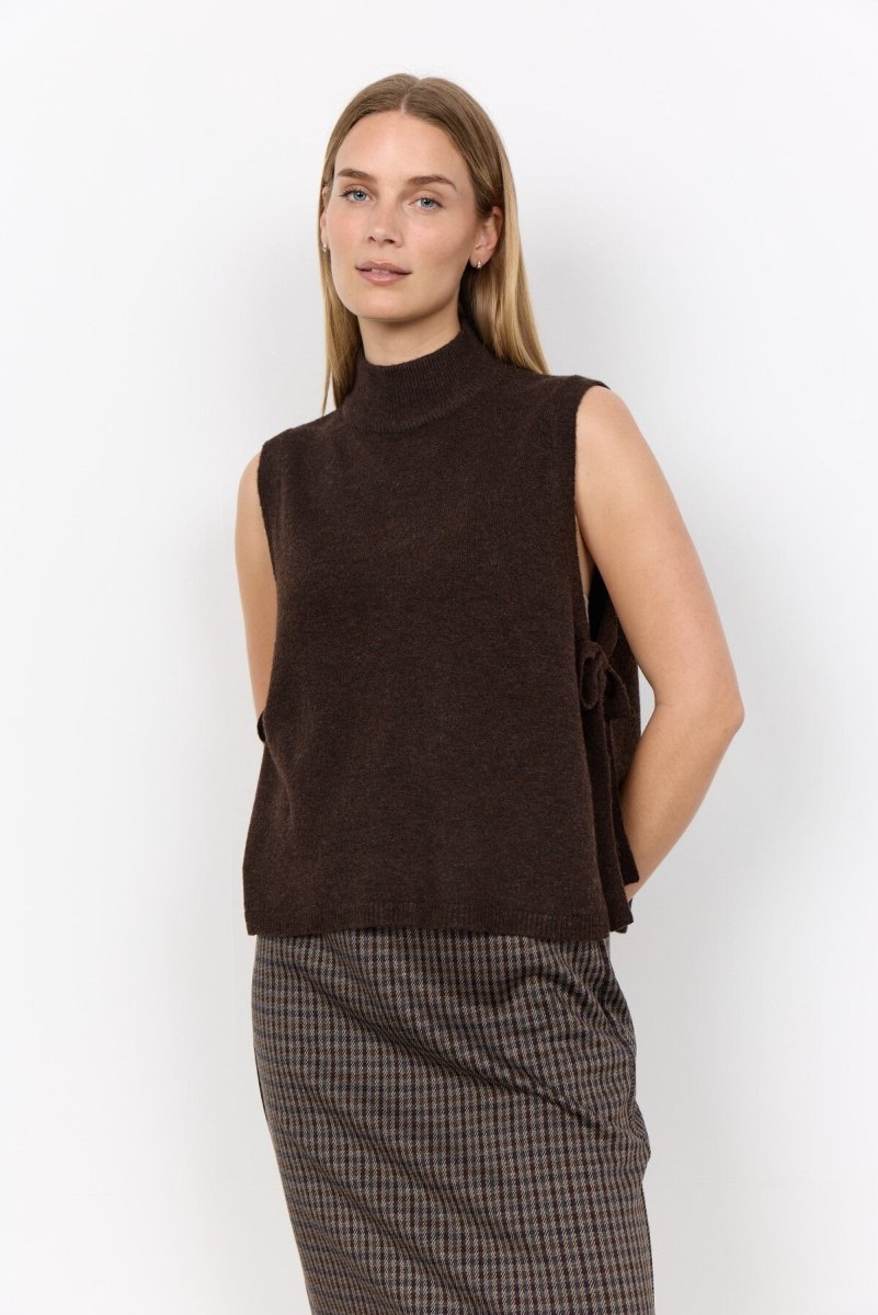 SC-ORLEAN 16 Waistcoat Dark plum - RUTHERFORD & Co