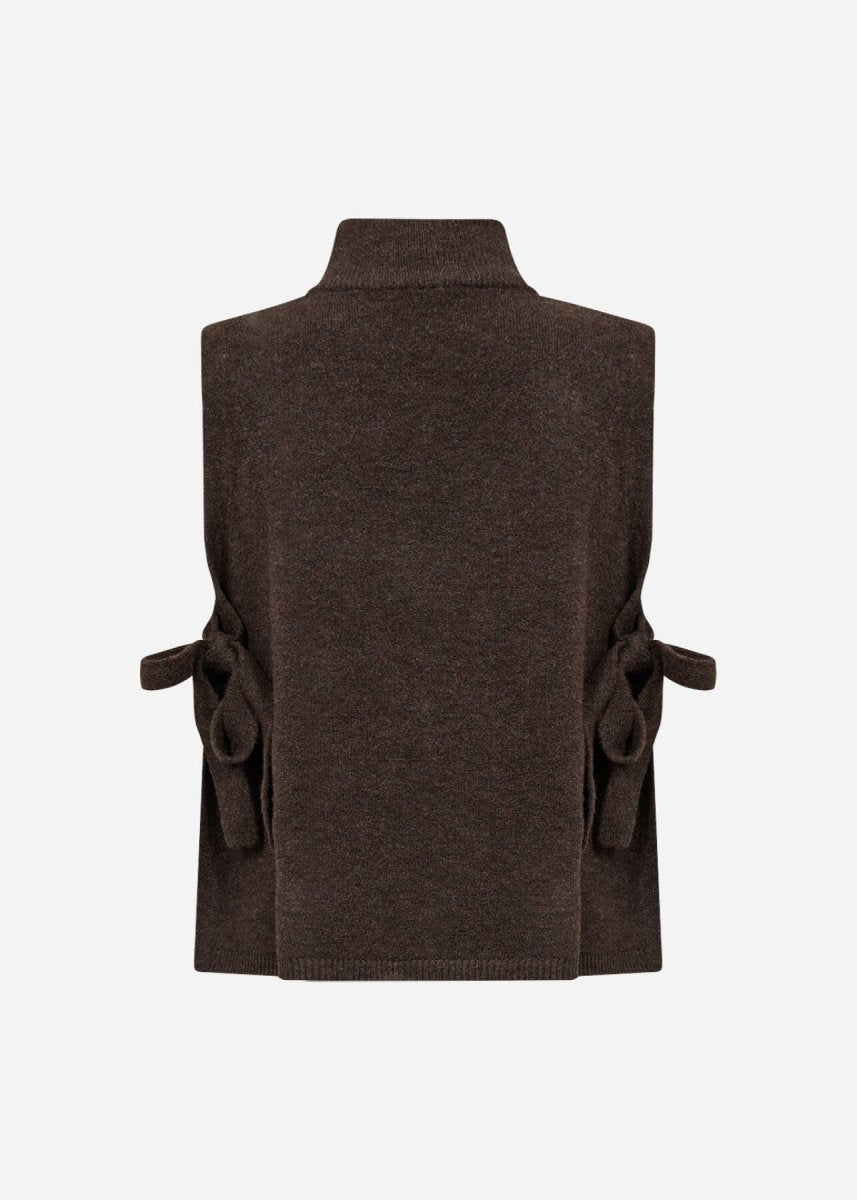 SC-ORLEAN 16 Waistcoat Dark plum - RUTHERFORD & Co