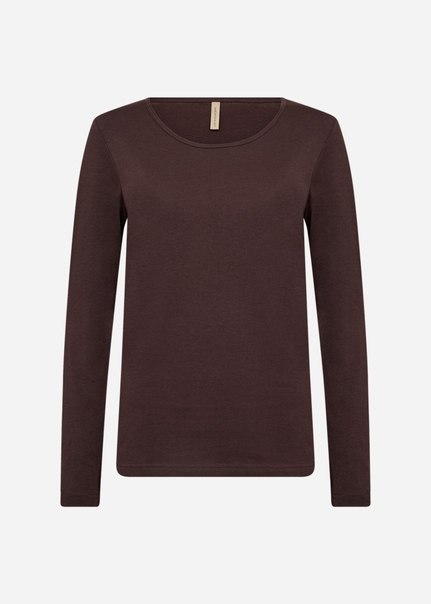 SC-PYLLE 2 T-shirt Dark plum - RUTHERFORD & Co