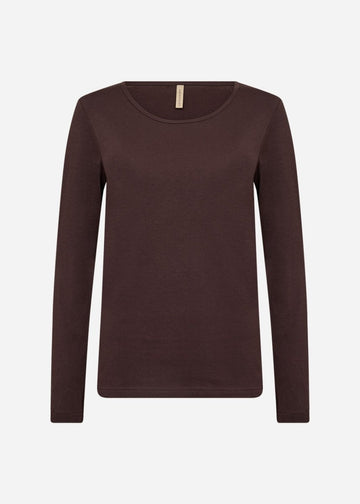 SC-PYLLE 2 T-shirt Dark plum - RUTHERFORD & Co