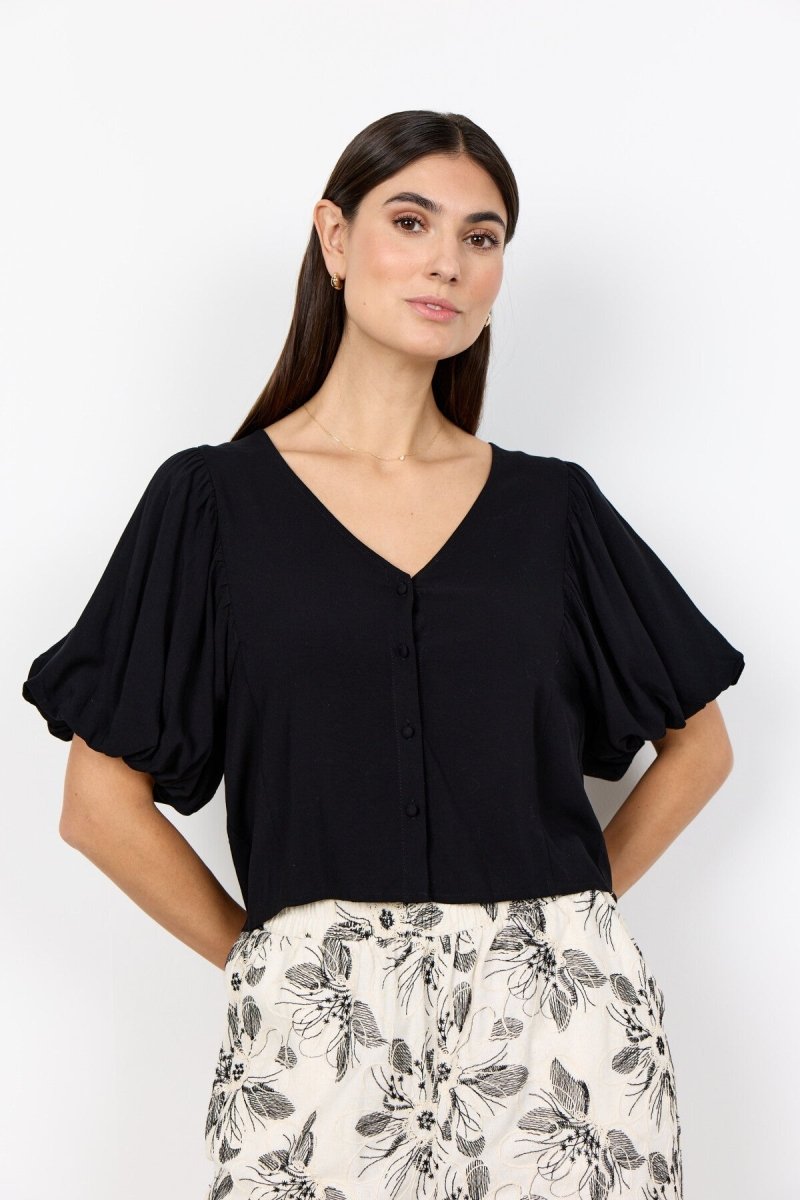 SC-RADIA 236 Blouse Black - RUTHERFORD & Co