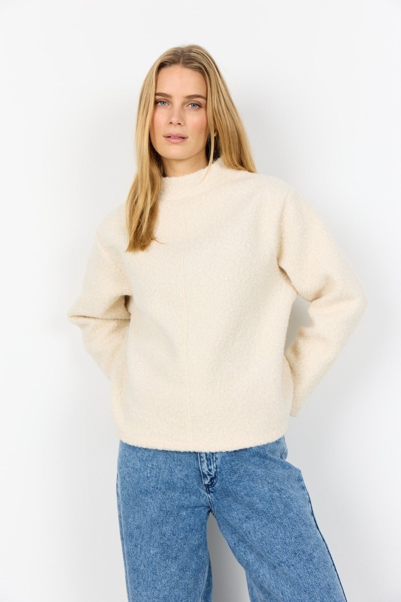 SC - SHAIMA 3 Blouse Cream - RUTHERFORD & Co