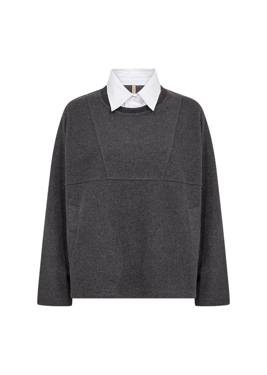 SC - VAGNA 6 DARK EARTH BLOUSE - RUTHERFORD & Co