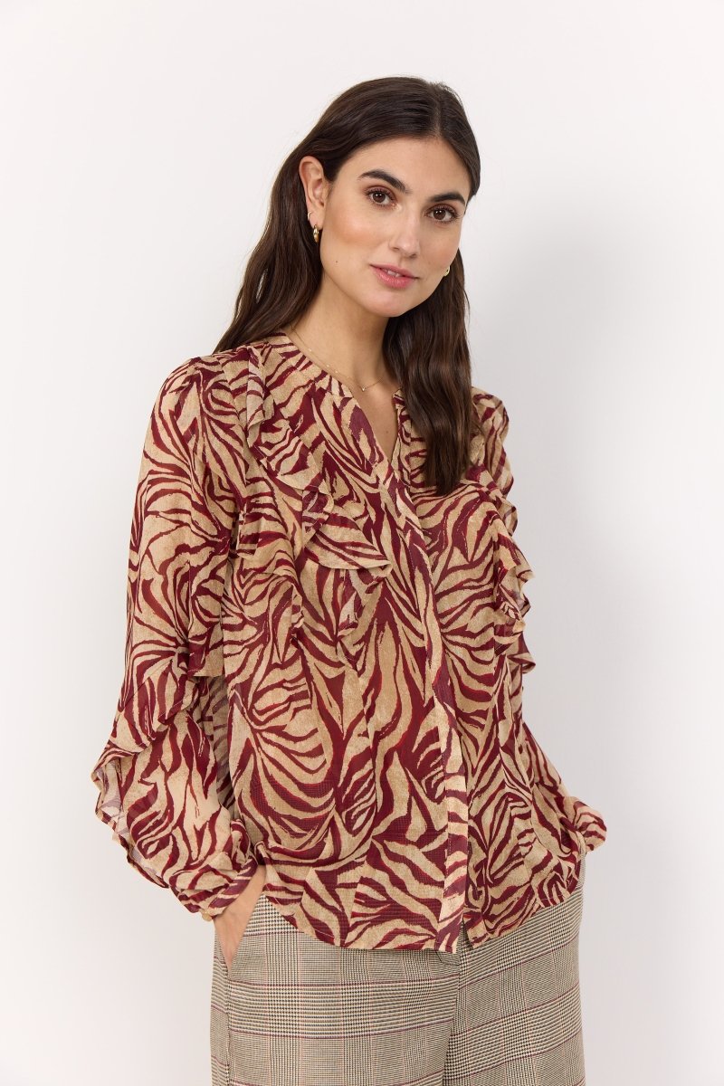 SC - VALBORG 1 RED SHIRT - RUTHERFORD & Co