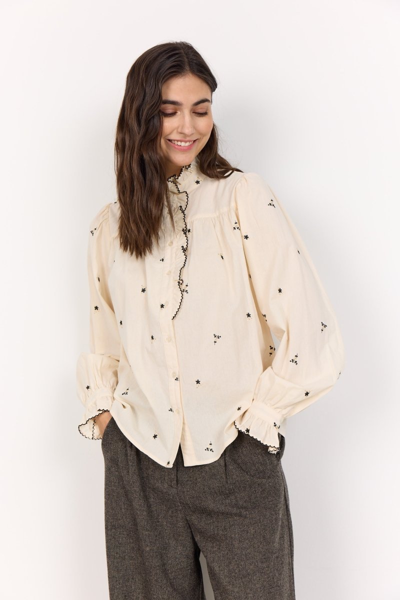 SC - VIBEN 1 CREAM SHIRT - RUTHERFORD & Co