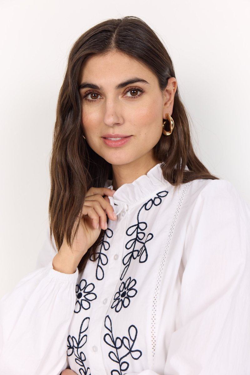 SC - VINCA 1 WHITE SHIRT - RUTHERFORD & Co