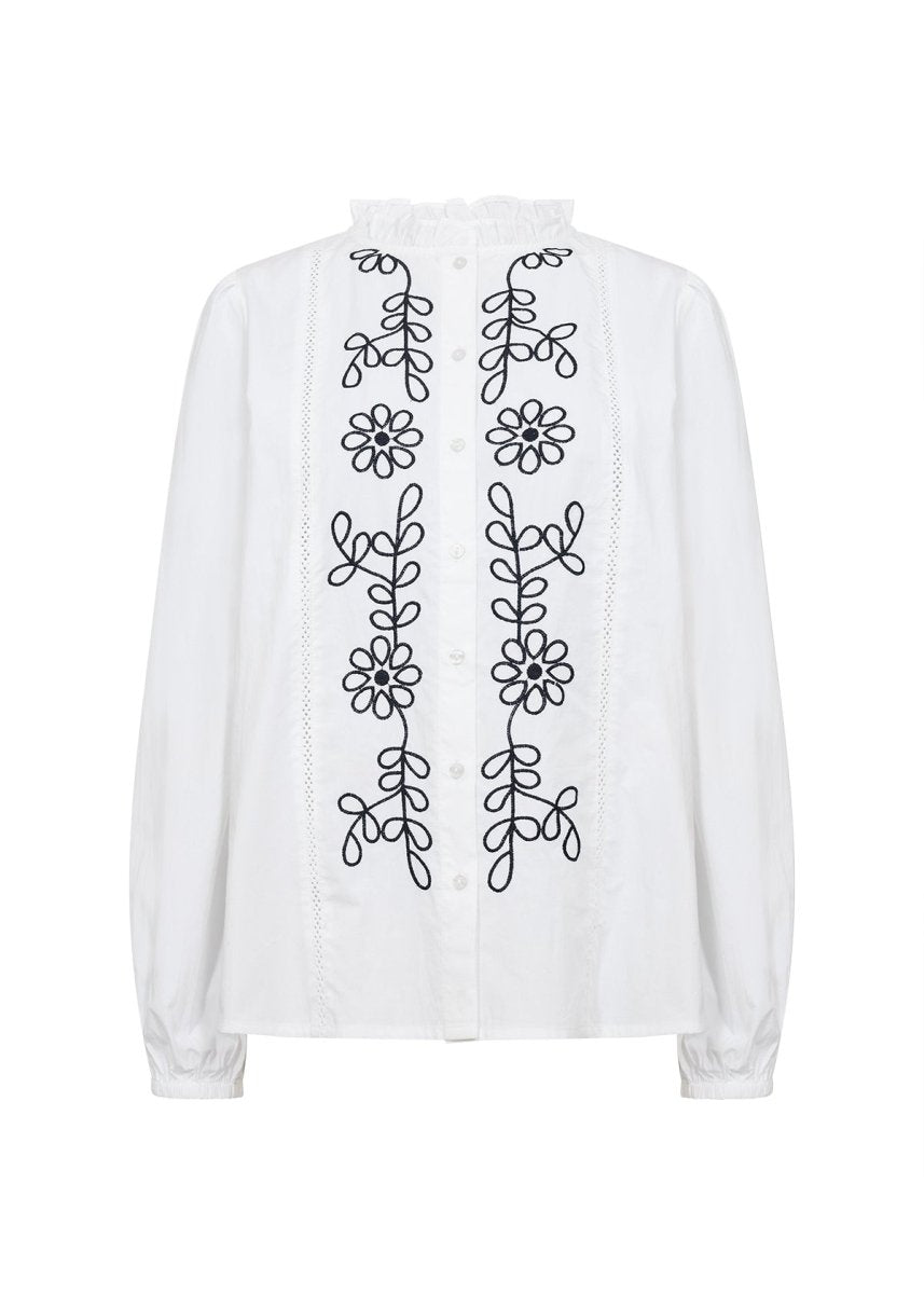 SC - VINCA 1 WHITE SHIRT - RUTHERFORD & Co
