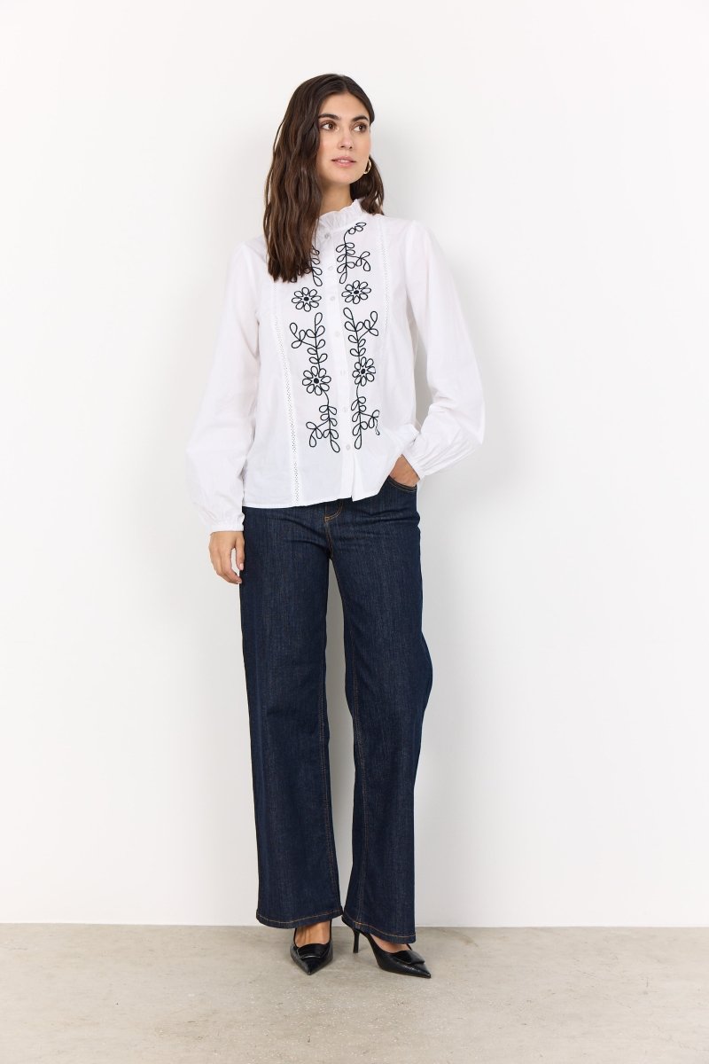 SC - VINCA 1 WHITE SHIRT - RUTHERFORD & Co
