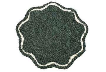 Scalloped Jute Placemat - RUTHERFORD & Co