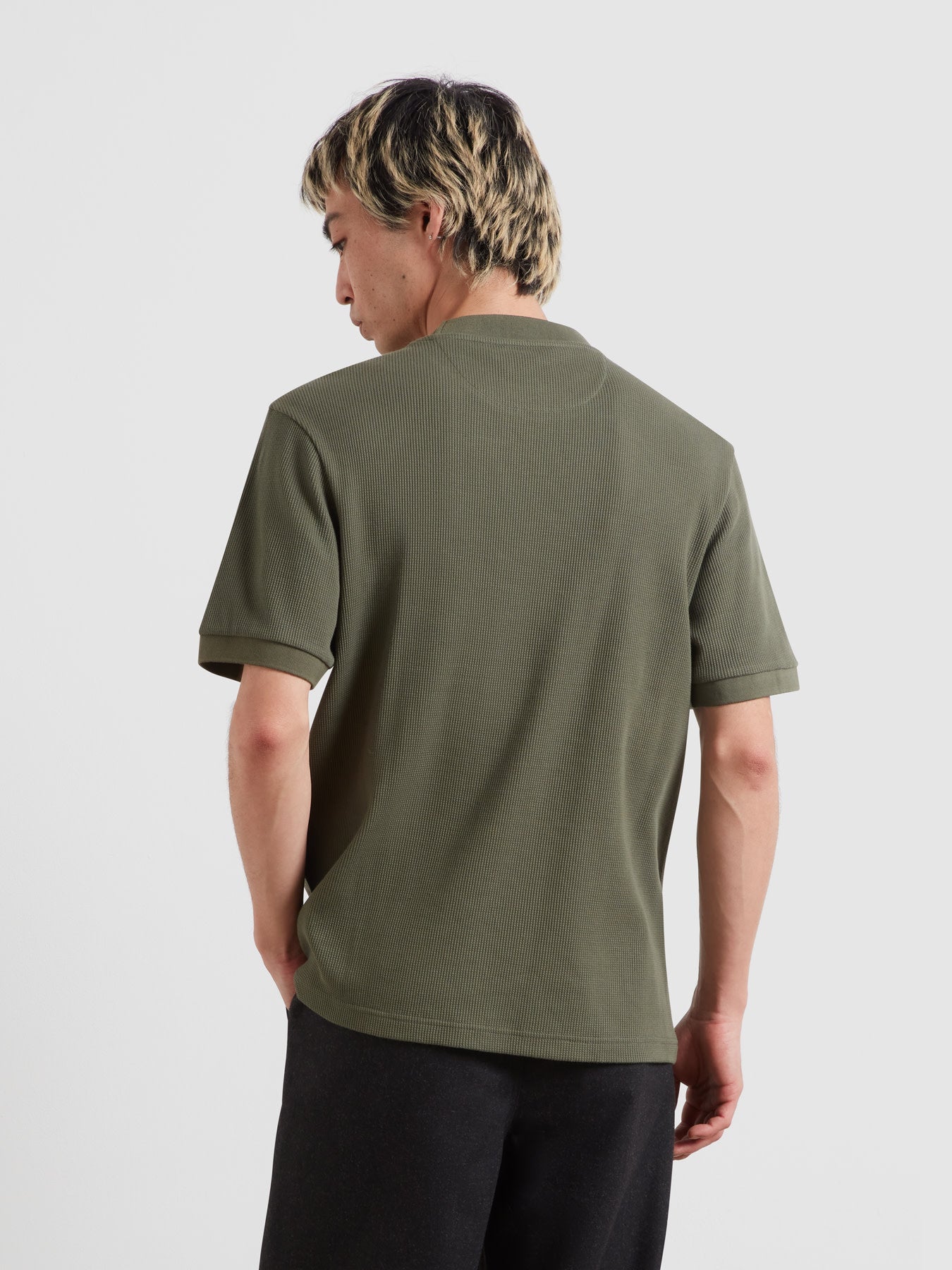 Paine Waffle T-Shirt In Rosemary