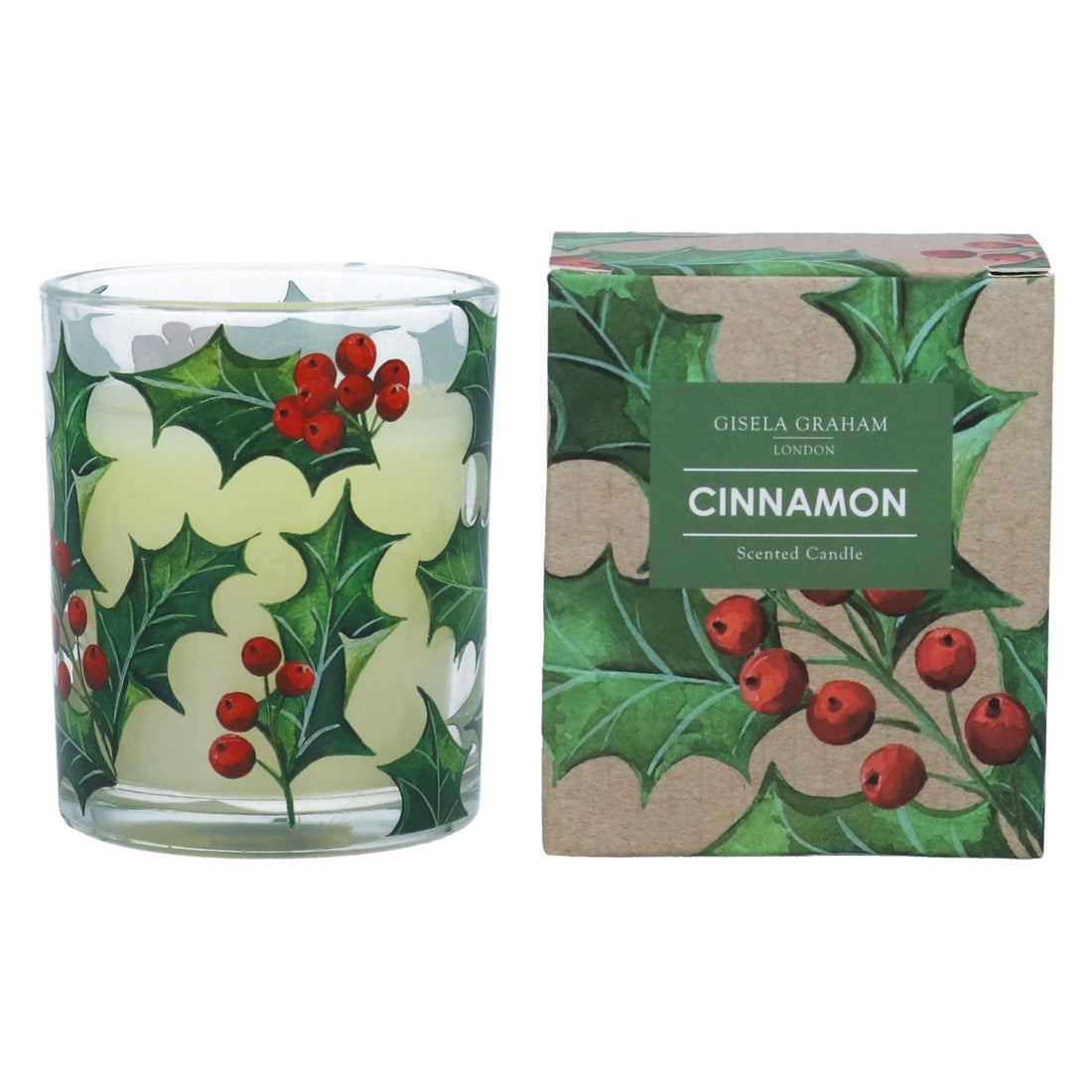Scented Boxed Candle/Holly/Sml - RUTHERFORD & Co