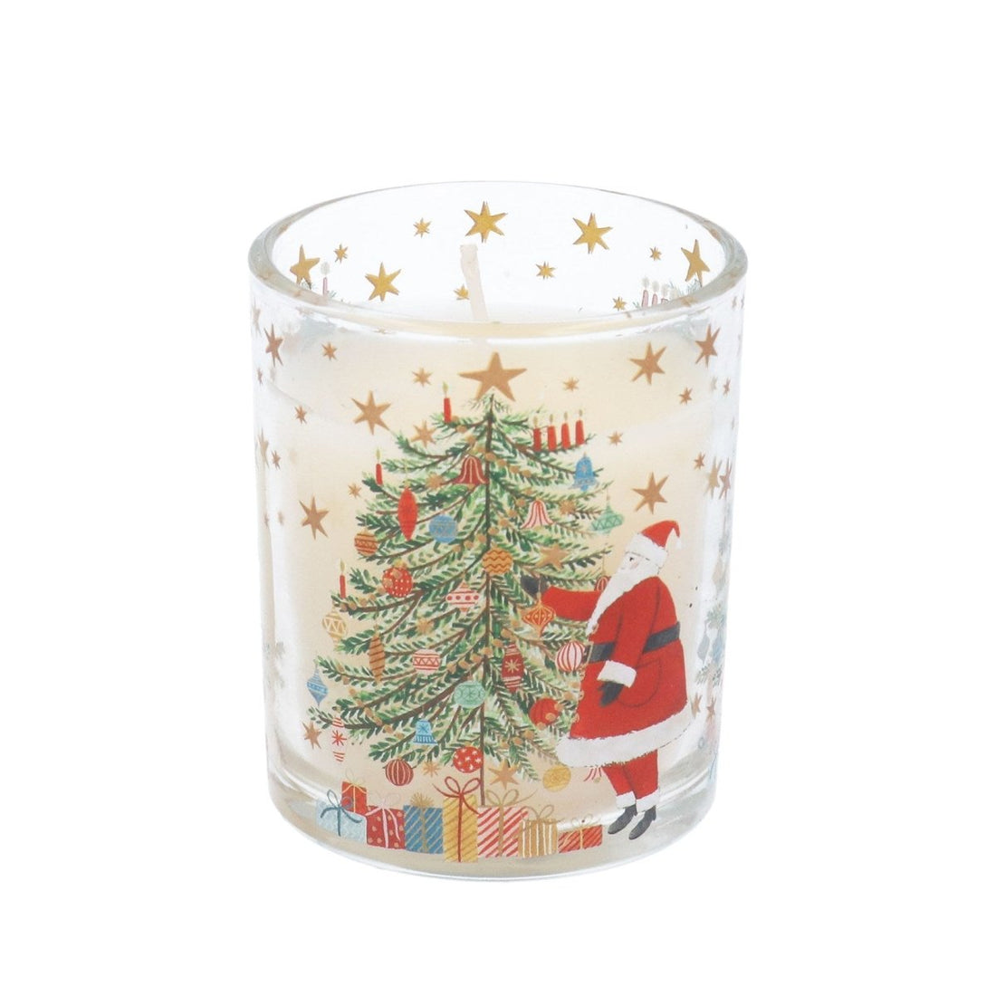 Scented Boxed Candle/Nostalgia Santa & Tree/Sml - RUTHERFORD & Co