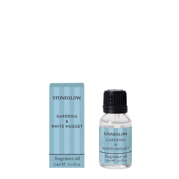 Scented Fragrance Oil Gardenia & White Muguet / 15Ml - RUTHERFORD & Co