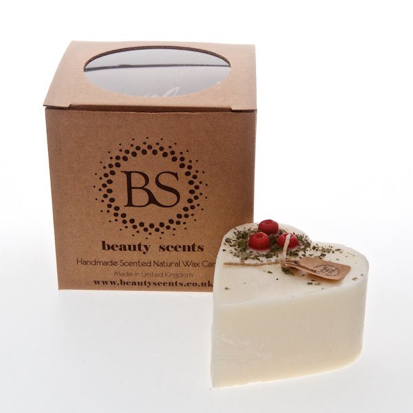 Scented Soy Wax Candle W Red Berries Raspberry 7.5x5cm - RUTHERFORD & Co