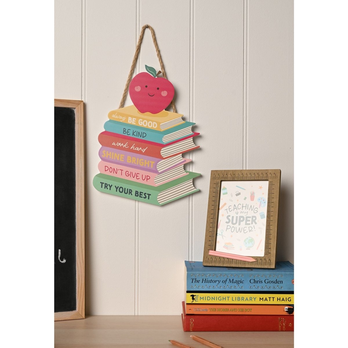 School Years Framed Plaque - Teaching Is My Super Power - RUTHERFORD & Co