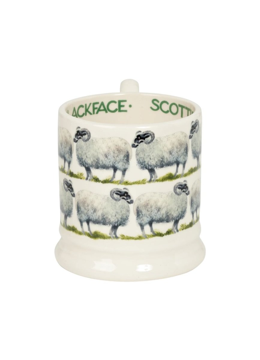 Scottish Blackface Sheep 1/2 Pint Mug - RUTHERFORD & Co