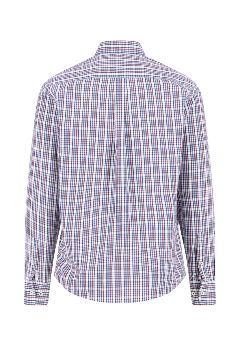Seasonal Combi Check, Button Down Shirt - RUTHERFORD & Co