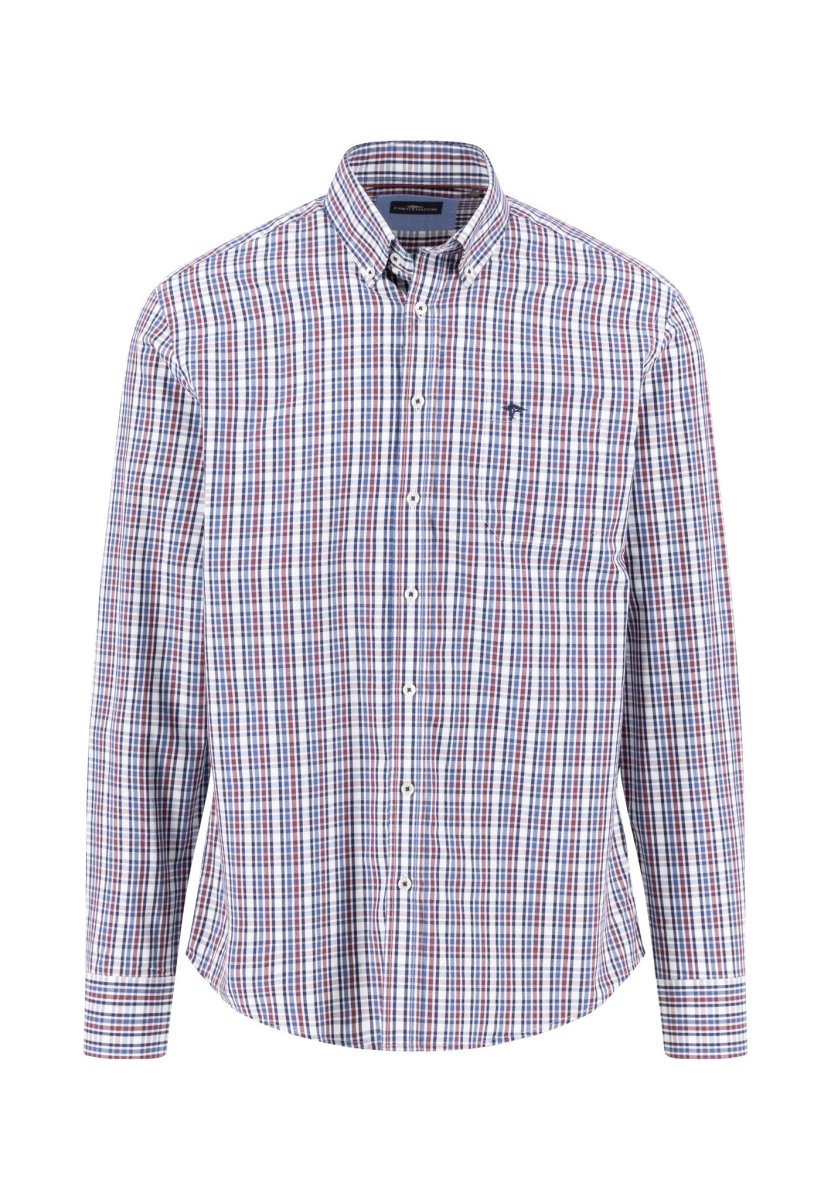 Seasonal Combi Check, Button Down Shirt - RUTHERFORD & Co