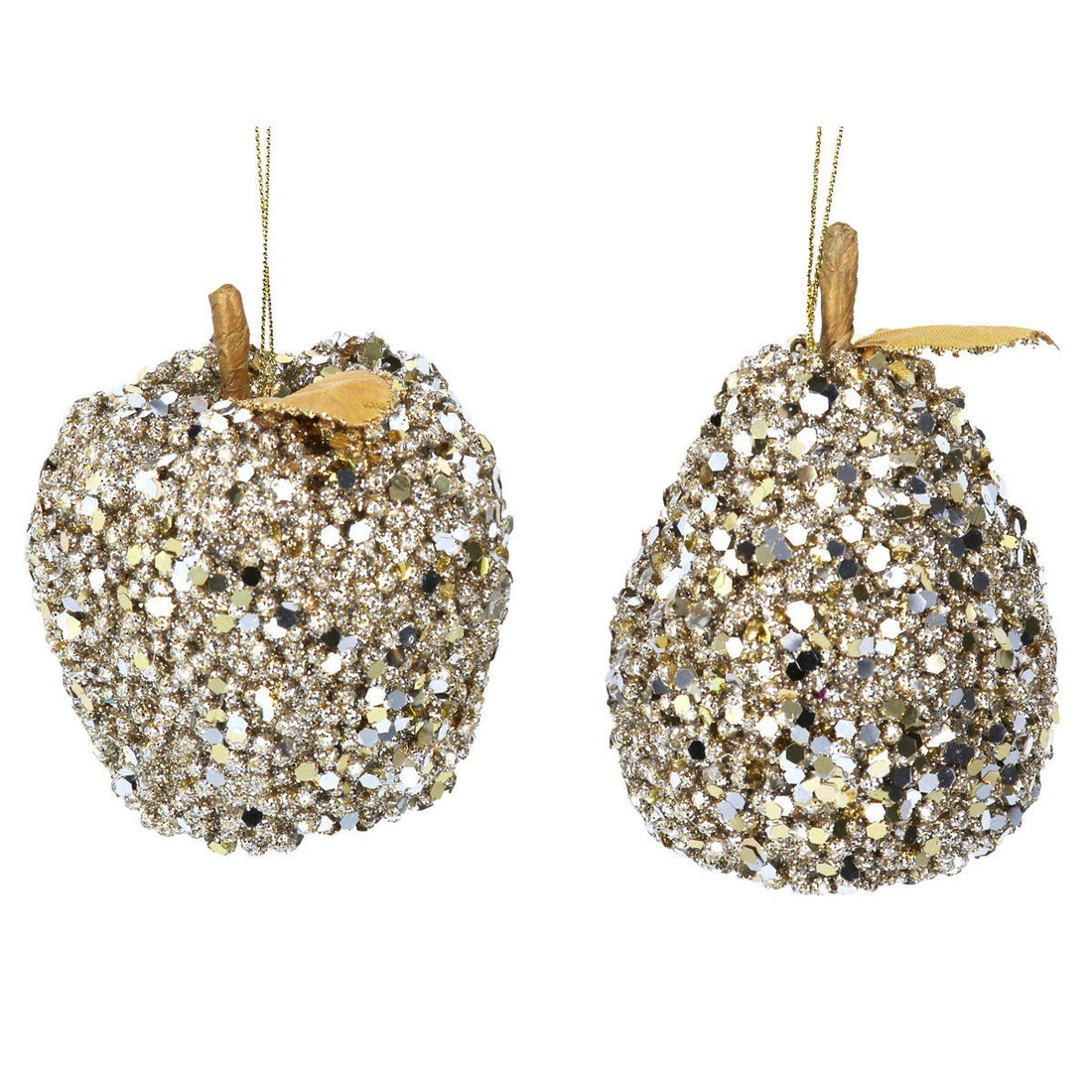 Sequin Apple or Pear Dec/Pale Gold - RUTHERFORD & Co