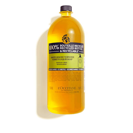 Shea Verbena Hands & Body Liquid Soap Refill 500ml - RUTHERFORD & Co