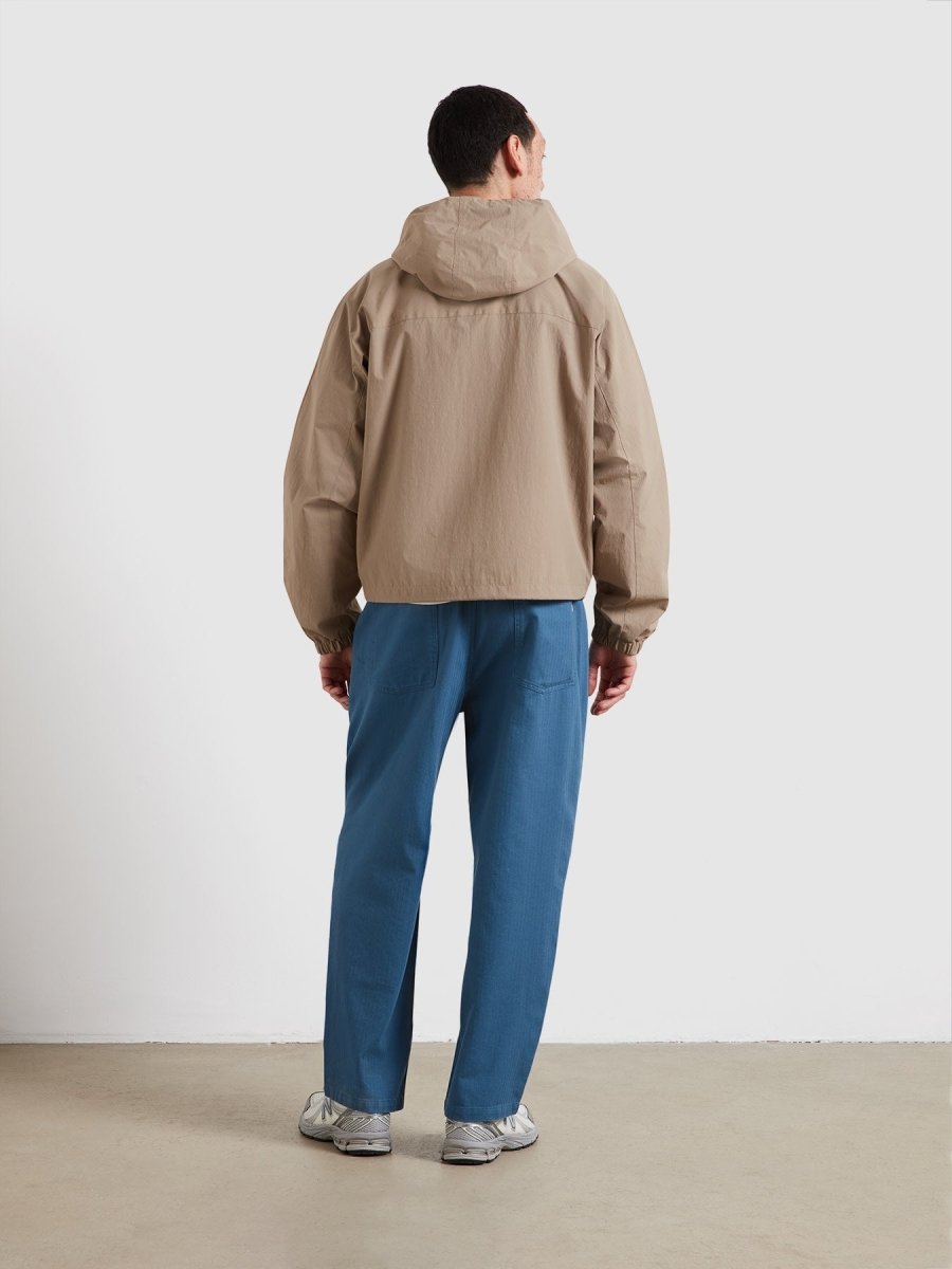 Shenley Hooded Jacket In Ashen Taupe - RUTHERFORD & Co