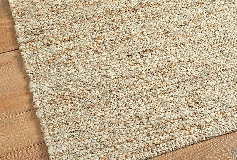 Shetland rug large natural - RUTHERFORD & Co