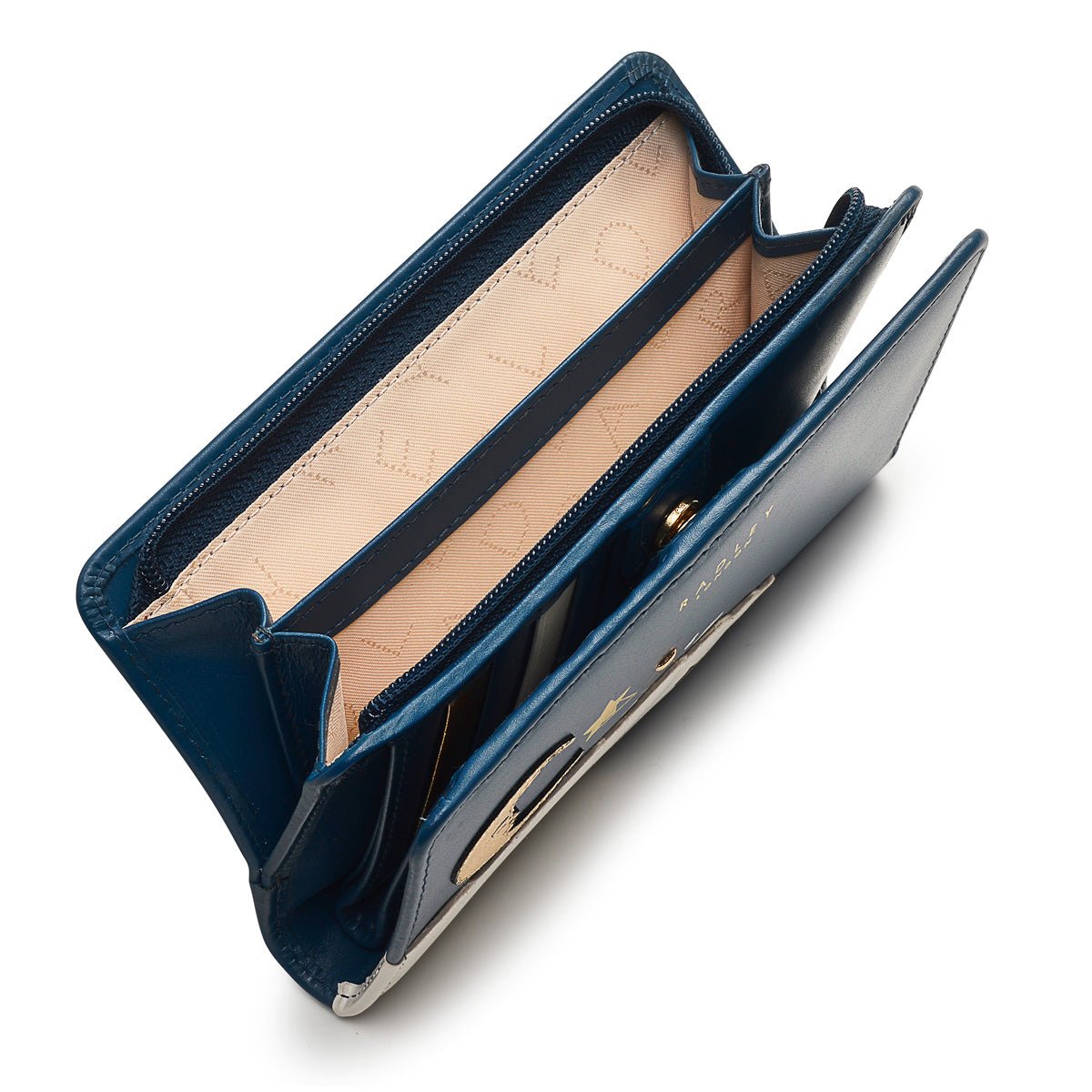 Shoot For The Moon Deepsea Medium Bifold Purse - RUTHERFORD & Co