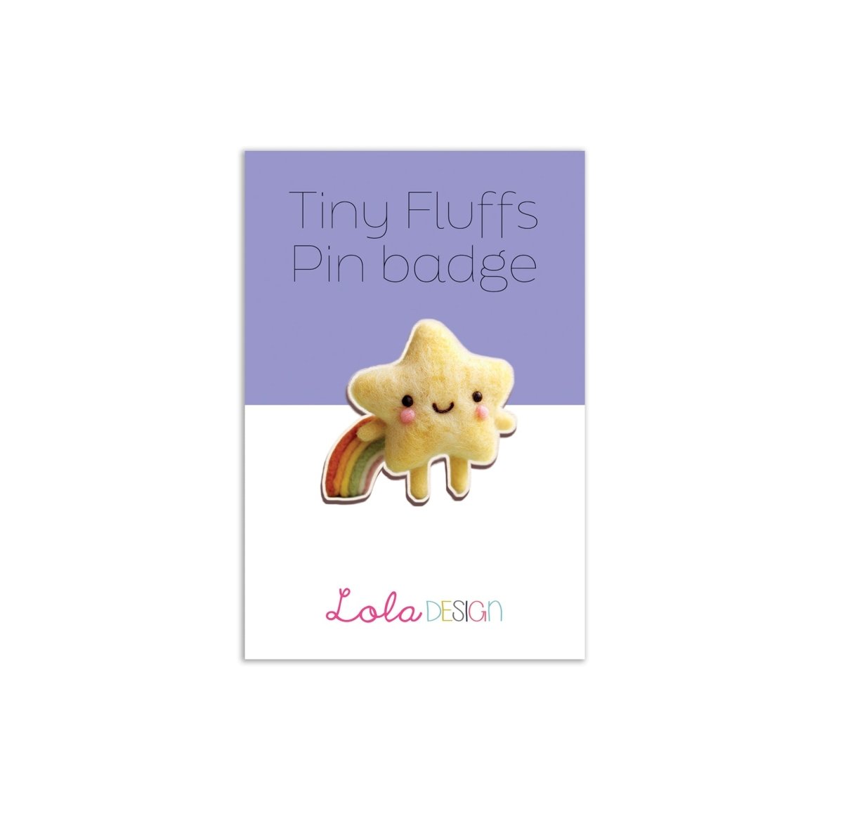 Shooting Star Pin Badge by Lola Design Ltd - RUTHERFORD & Co