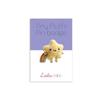 Shooting Star Pin Badge by Lola Design Ltd - RUTHERFORD & Co