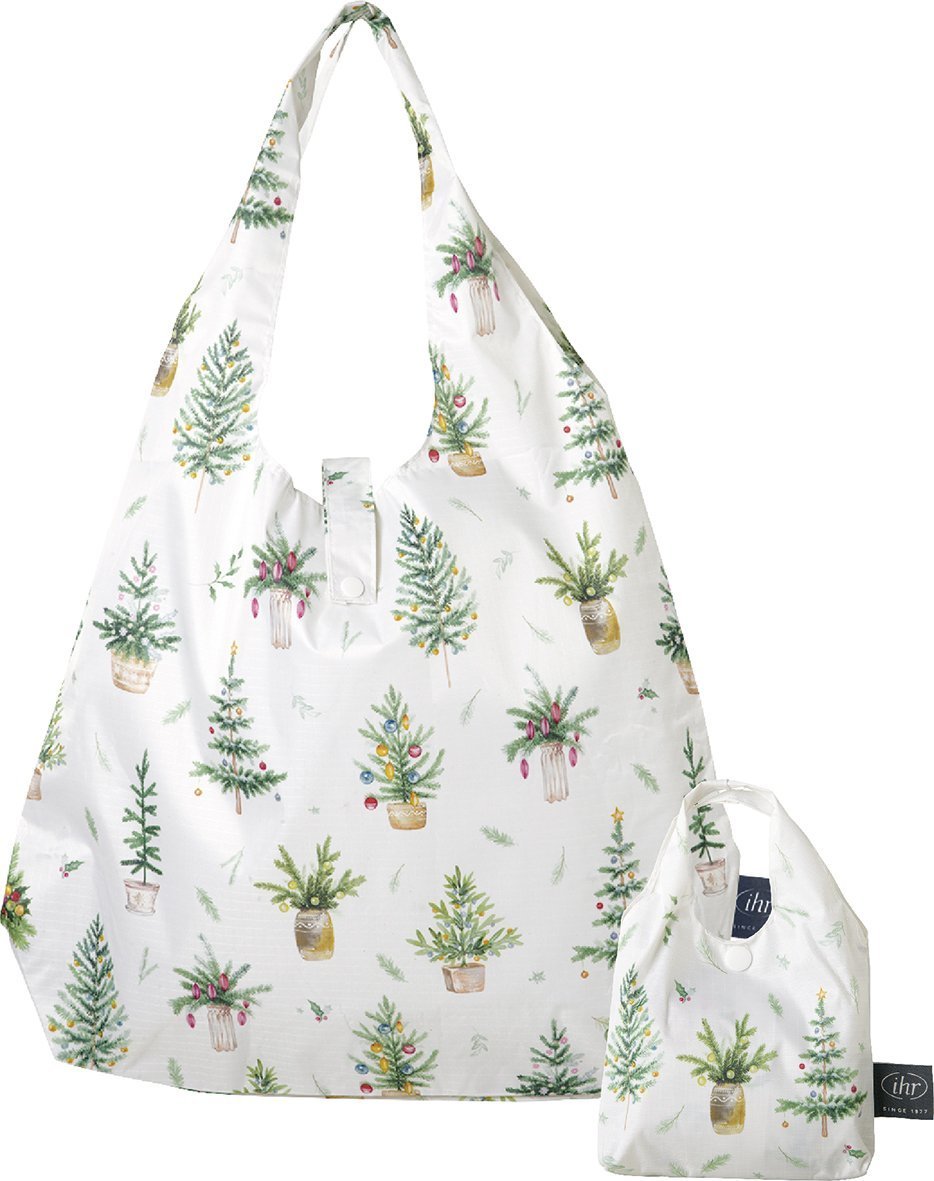 Shopping Bag Festive Holidays Green - RUTHERFORD & Co