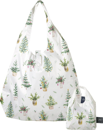Shopping Bag Festive Holidays Green - RUTHERFORD & Co