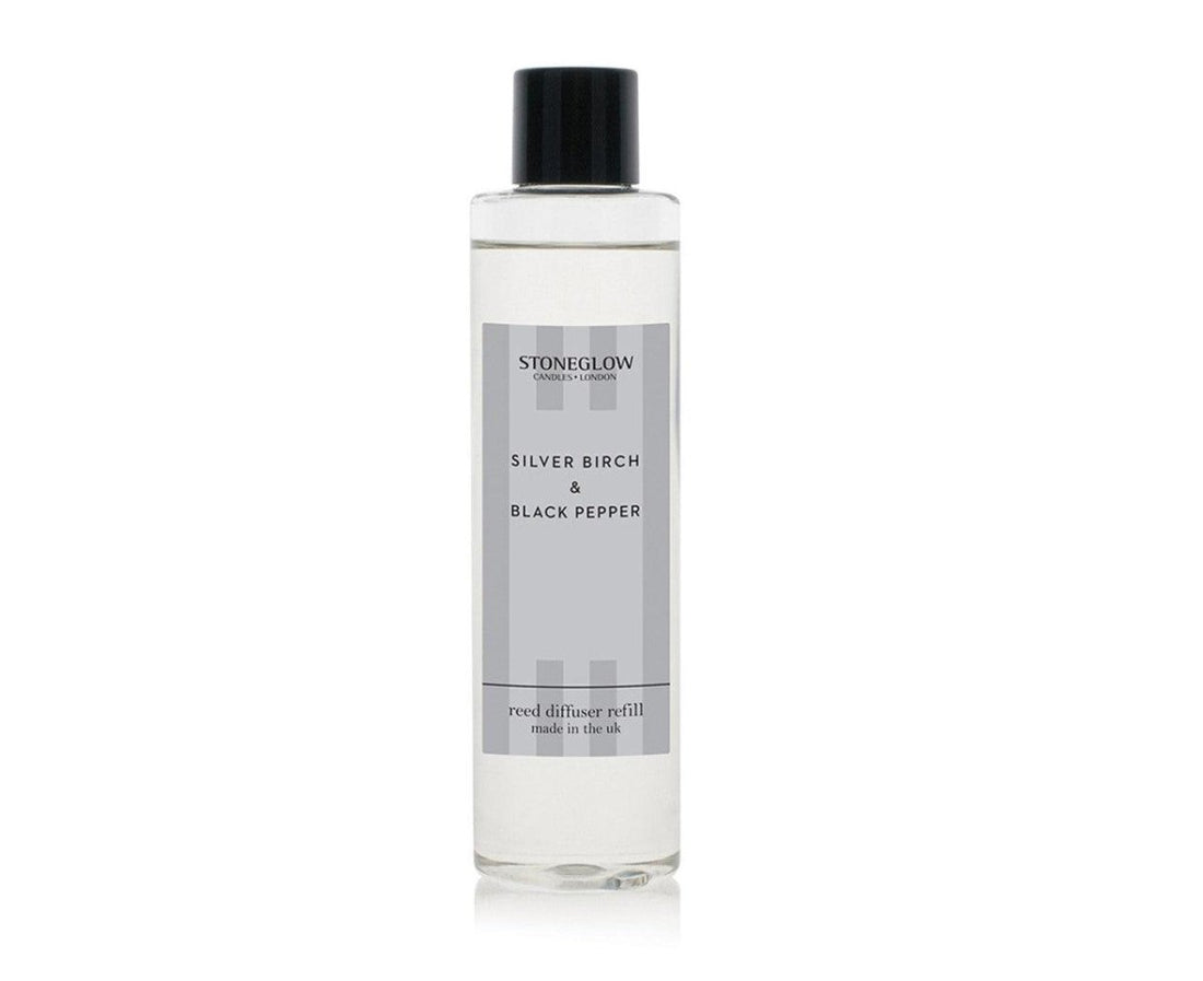 Silver Birch & Black Pepper - Reed Diffuser Refill 200ml - RUTHERFORD & Co