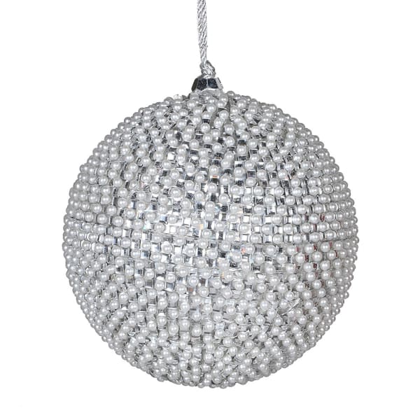 Silver Pearl Bauble - RUTHERFORD & Co