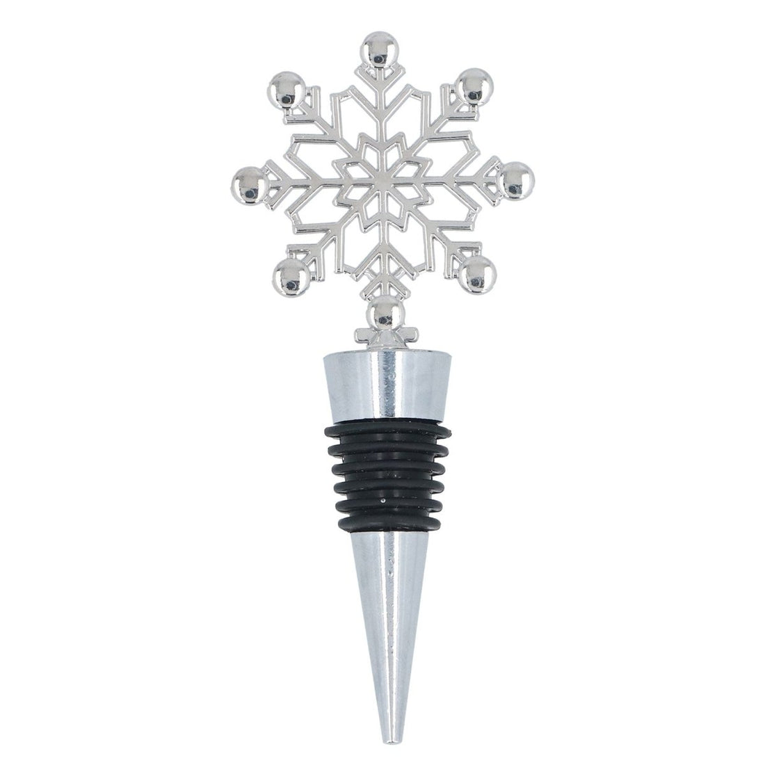 Silver Snowflake Bottle Stopper - RUTHERFORD & Co