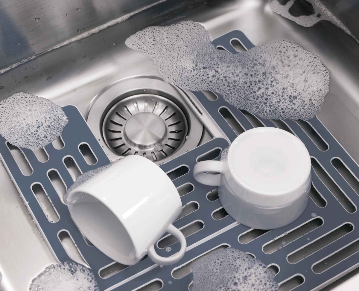 Sink Saver™ Grey Adjustable Sink Mat - RUTHERFORD & Co