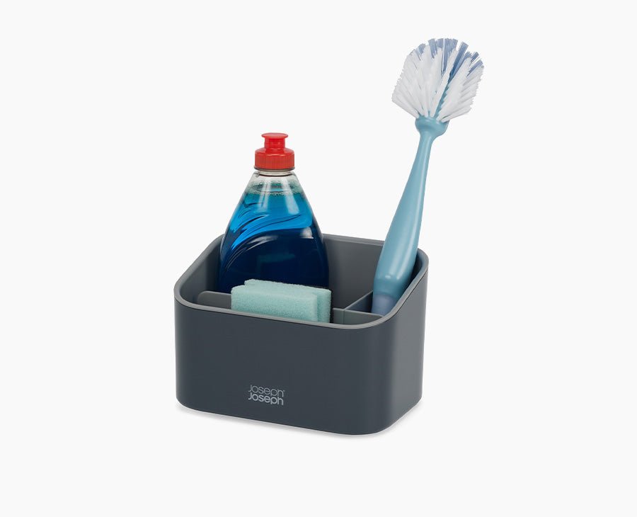 SinkStore™ Tiered Grey Sink Tidy - RUTHERFORD & Co