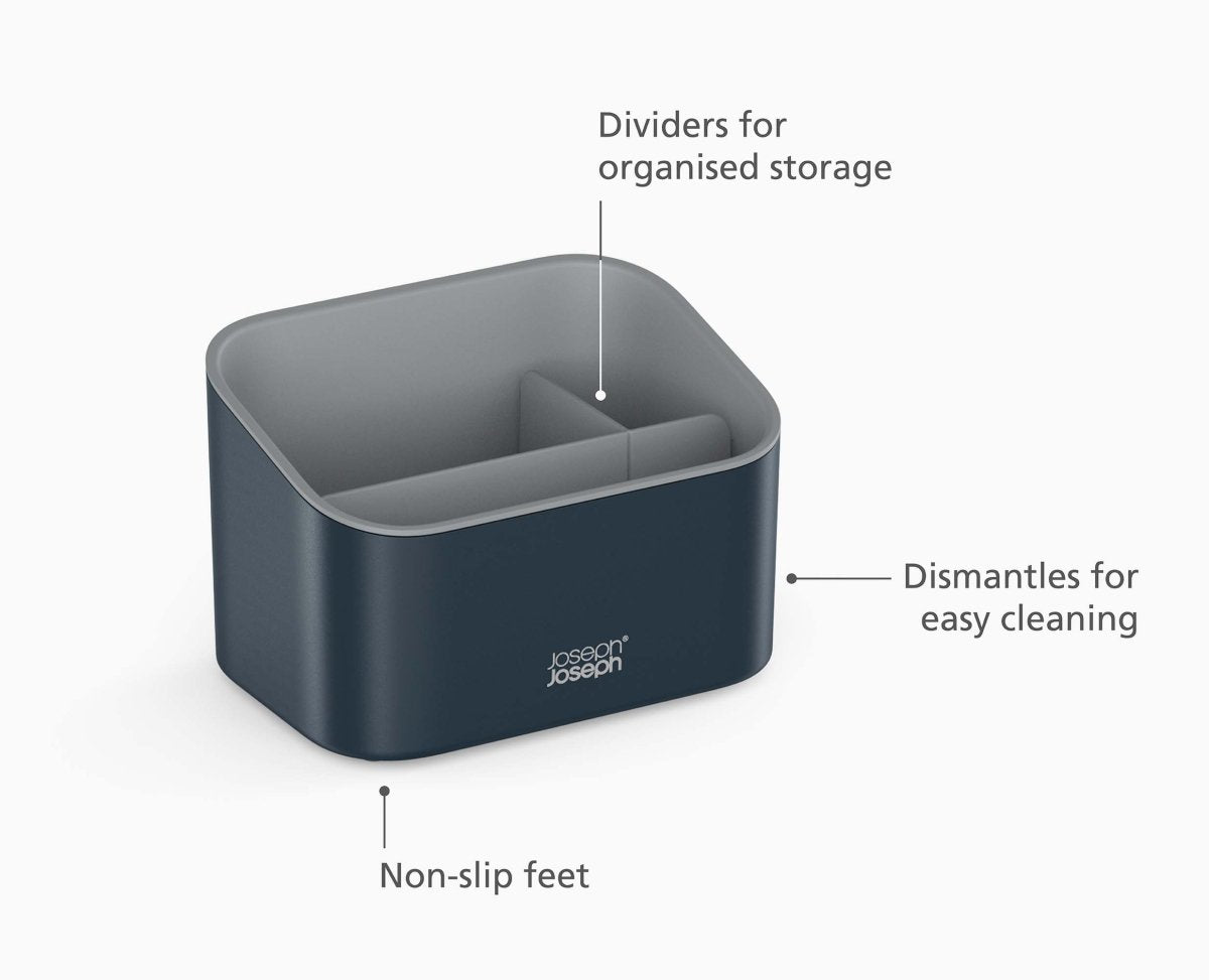 SinkStore™ Tiered Grey Sink Tidy - RUTHERFORD & Co