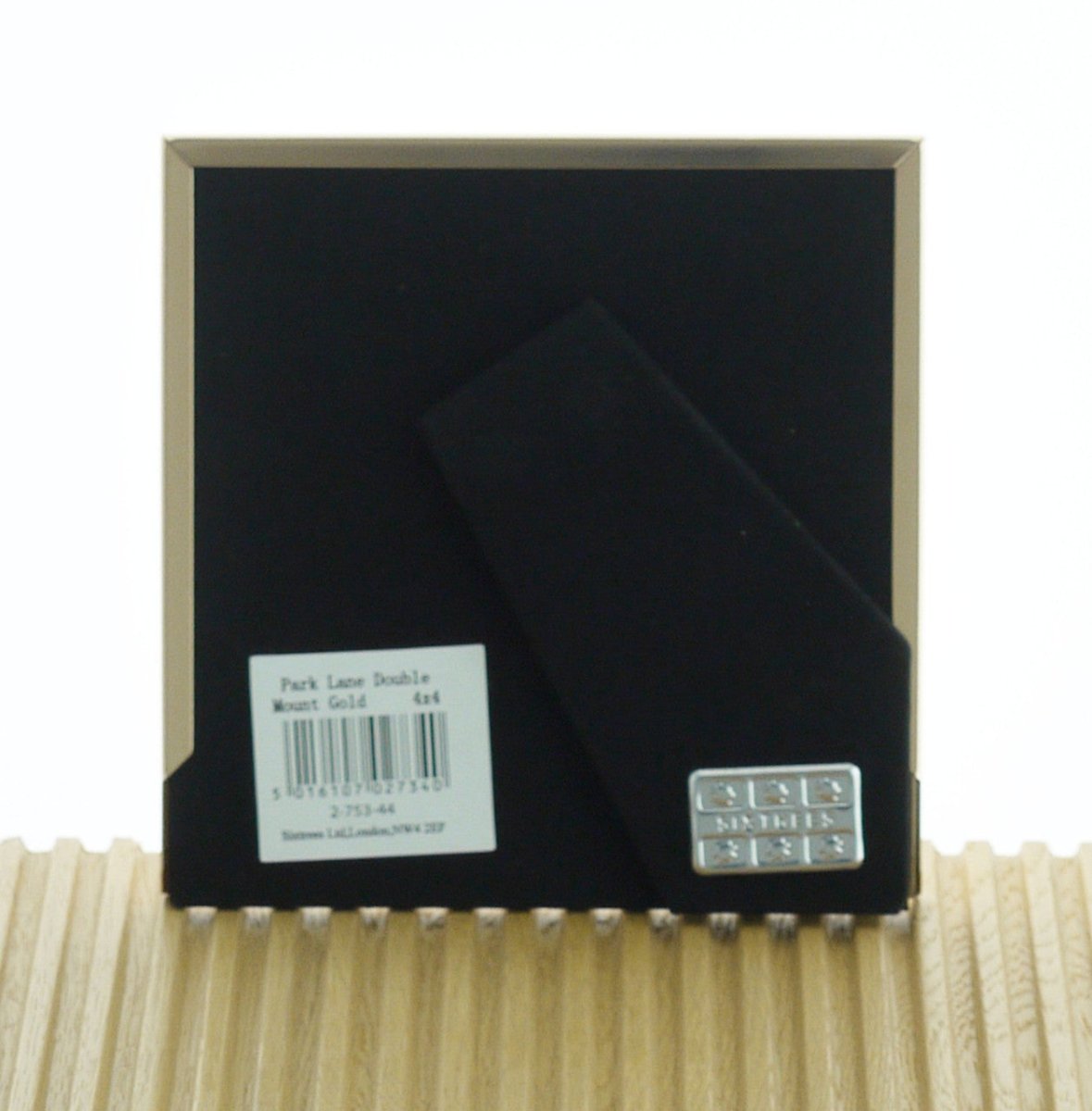 Sixtrees Park Lane Gold 4 x 4 inch Photoframe - RUTHERFORD & Co