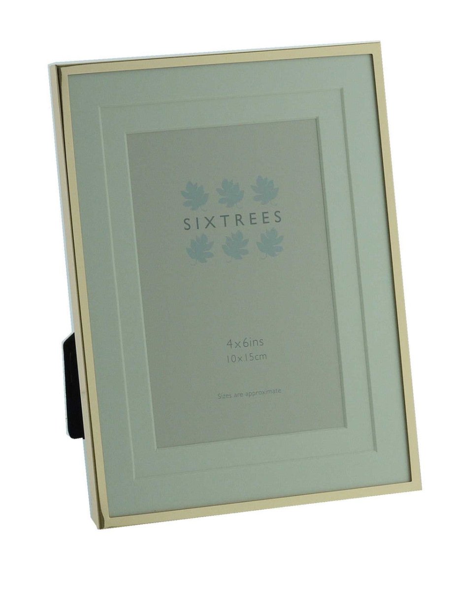 Sixtrees Park Lane Gold 6 x 4 inch Photoframe - RUTHERFORD & Co