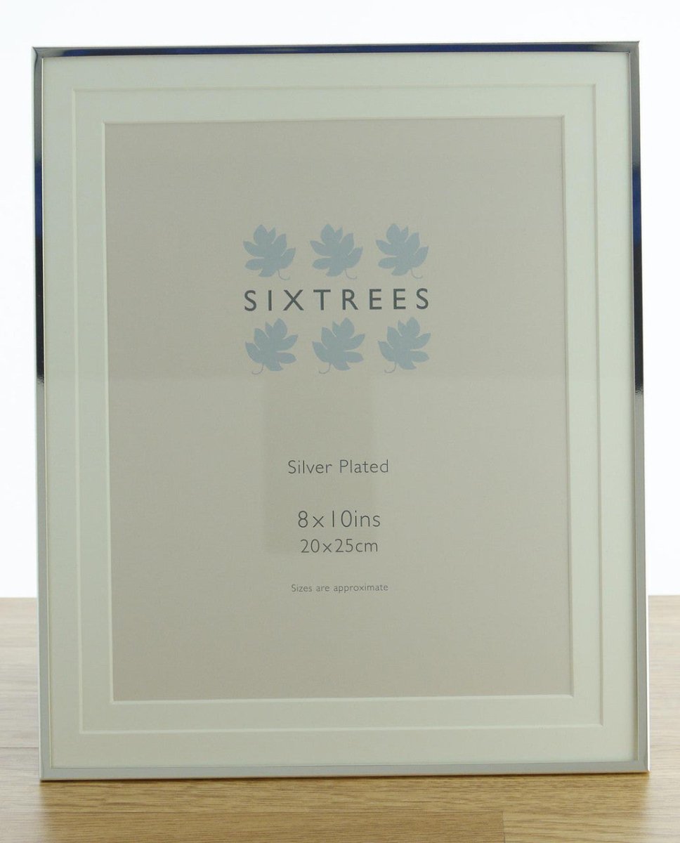 Sixtrees Park Lane Silver Plated 10x8 inch Photoframe - RUTHERFORD & Co