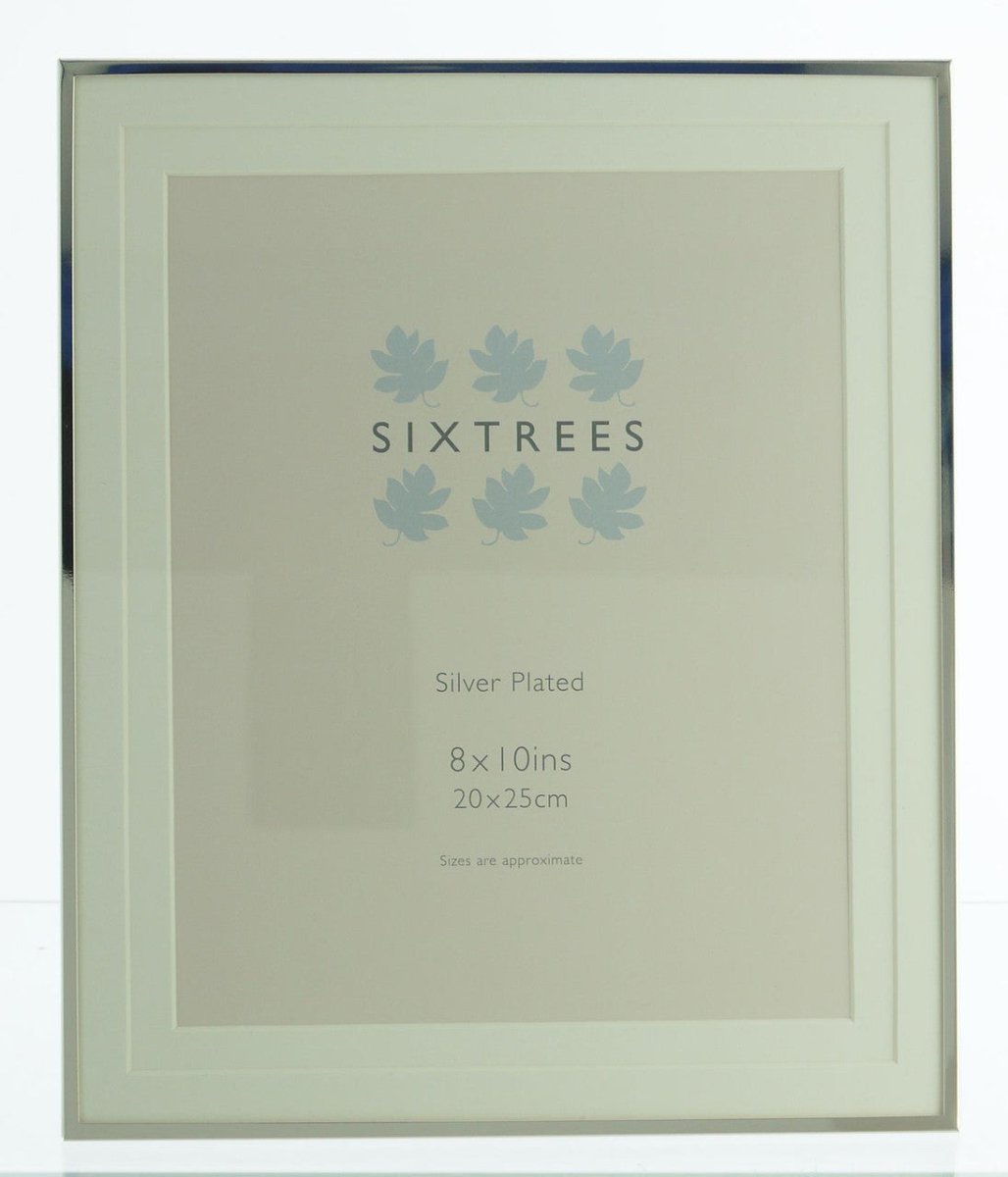 Sixtrees Park Lane Silver Plated 10x8 inch Photoframe - RUTHERFORD & Co