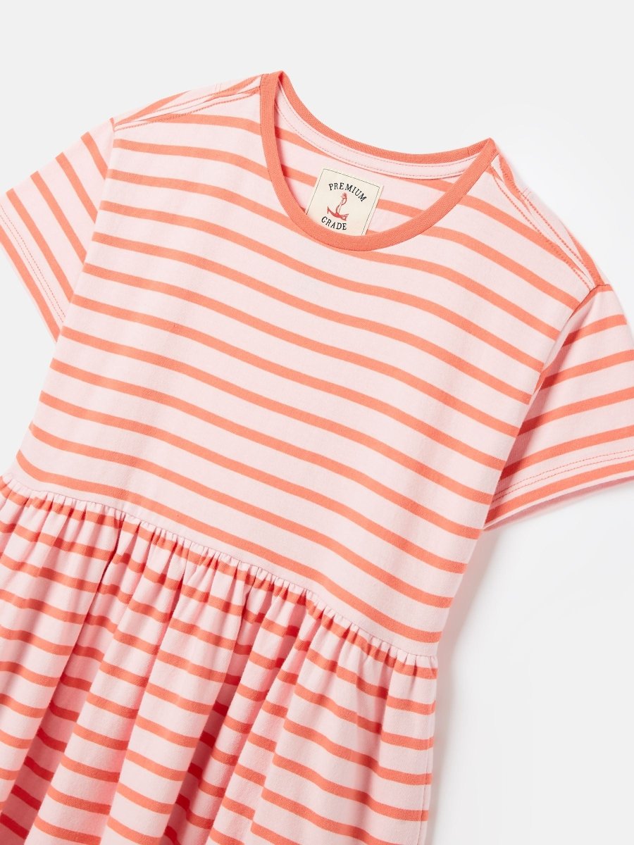 Skye Pink Stripe T-Shirt Dress - RUTHERFORD & Co
