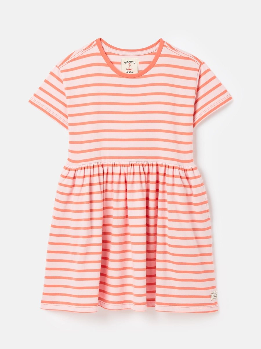 Skye Pink Stripe T-Shirt Dress - RUTHERFORD & Co