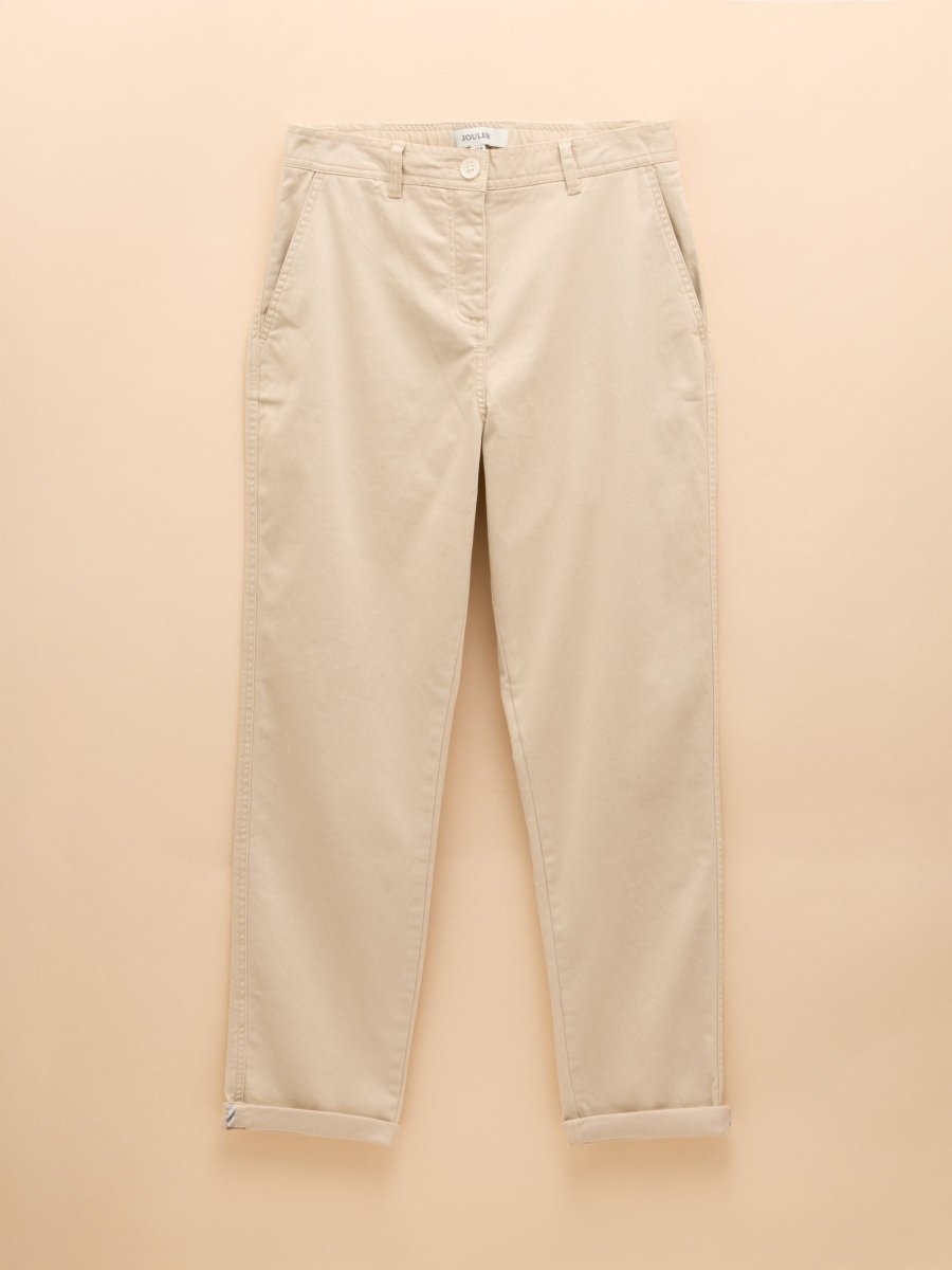 Slim Fit Sand Chino Trousers - RUTHERFORD & Co
